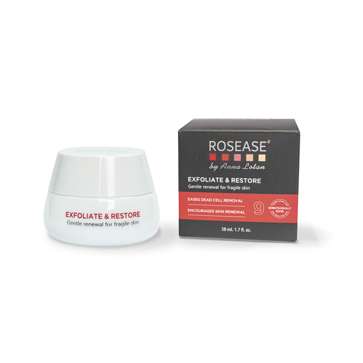 ROSEASE by Anna Lotan – Exfoliate & Restore Gentle Renewal Lipogel 1.7 oz